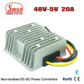 48VDC to 5VDC 20A 100W DC-DC Converter with Waterproof IP68